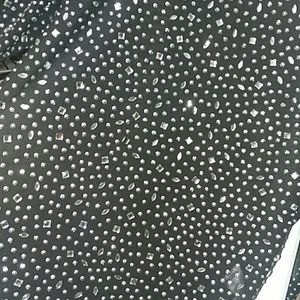 Sheer sequin shirt